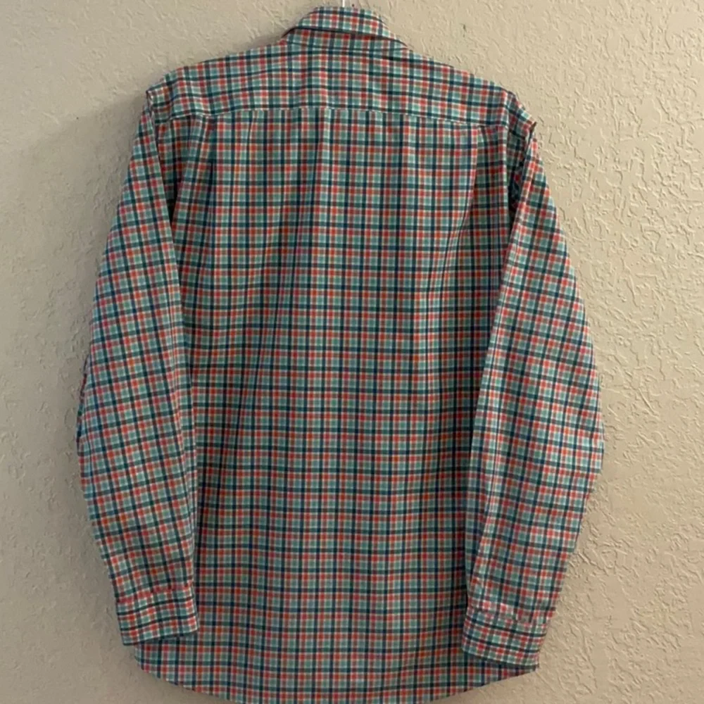 L.L.Bean - Shirt - Multi Plaid - Men’s Size M Reg Slightly Fitted - 100% Cotton - Picture 9 of 11